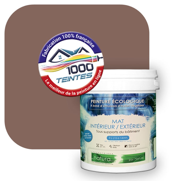 Peinture écologique Natura Tassili® Les Rouges (L'Atelier by Edicolor 099D/099-D/099D1) Intérieur/Extérieur MAT