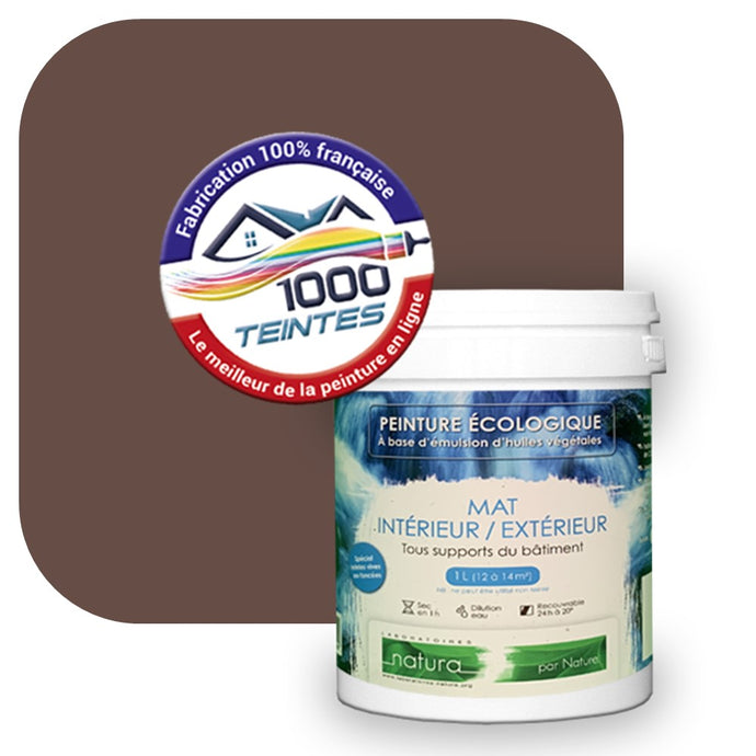 Peinture écologique Natura Tassili® Les Rouges (L'Atelier by Edicolor 099E/099-E/099E1) Intérieur/Extérieur MAT