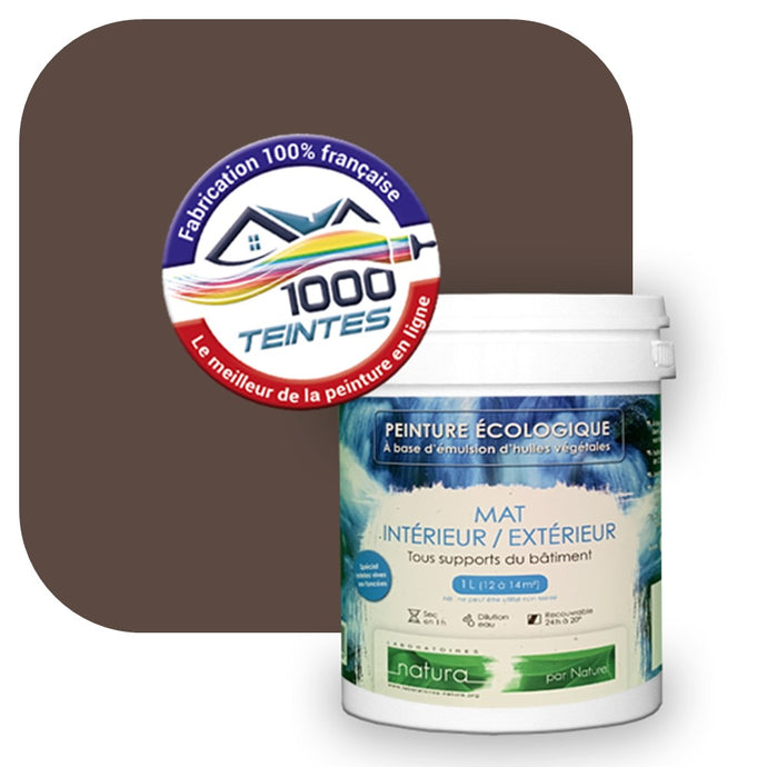 Peinture écologique Natura Tassili® Les Rouges (L'Atelier by Edicolor 101E/101-E/101E1) Intérieur/Extérieur MAT