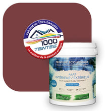 Charger l&#39;image dans la galerie, Peinture écologique Natura Tassili® Les Rouges (L&#39;Atelier by Edicolor 110E/110-E/110E1) Intérieur/Extérieur MAT
