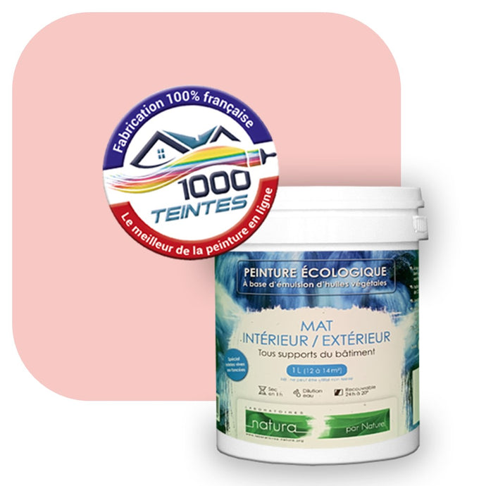 Peinture écologique Natura Tassili® Les Rouges (L'Atelier by Edicolor 111B/111-B/111B1) Intérieur/Extérieur MAT