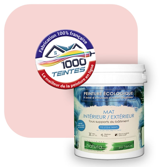 Peinture écologique Natura Tassili® Les Rouges (L'Atelier by Edicolor 114A/114-A/114A1) Intérieur/Extérieur MAT