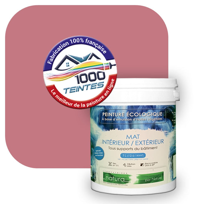 Peinture écologique Natura Tassili® Les Rouges (L'Atelier by Edicolor 115C/115-C/115C1) Intérieur/Extérieur MAT
