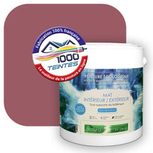 Charger l&#39;image dans la galerie, Peinture écologique Natura Tassili® Les Rouges (L&#39;Atelier by Edicolor 115D/115-D/115D1) Intérieur/Extérieur MAT

