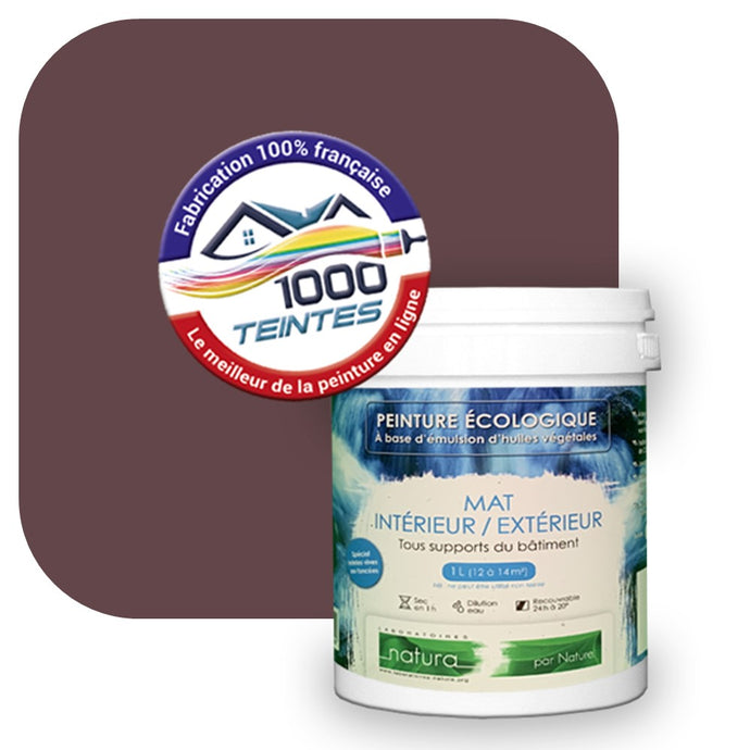 Peinture écologique Natura Tassili® Les Rouges (L'Atelier by Edicolor 115E/115-E/115E1) Intérieur/Extérieur MAT