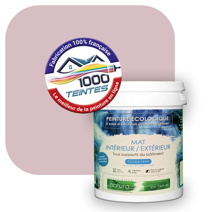 Peinture écologique Natura Tassili® Les Rouges (L'Atelier by Edicolor 116B/116-B/116B1) Intérieur/Extérieur MAT
