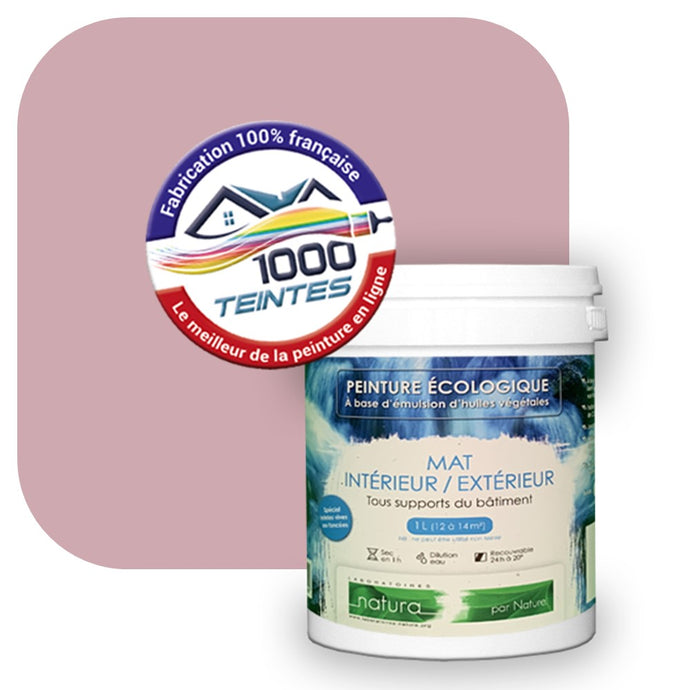 Peinture écologique Natura Tassili® Les Rouges (L'Atelier by Edicolor 116C/116-C/116C1) Intérieur/Extérieur MAT