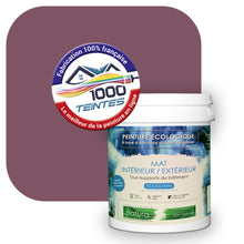 Charger l&#39;image dans la galerie, Peinture écologique Natura Tassili® Les Rouges (L&#39;Atelier by Edicolor 117D/117-D/117D1) Intérieur/Extérieur MAT
