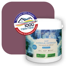 Charger l&#39;image dans la galerie, Peinture écologique Natura Tassili® Les Rouges (L&#39;Atelier by Edicolor 117D/117-D/117D1) Intérieur/Extérieur MAT
