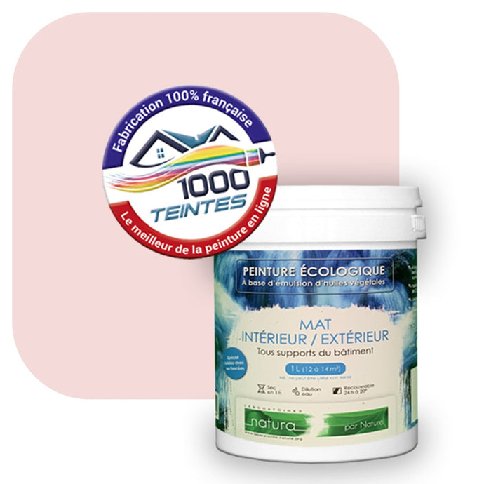 Peinture écologique Natura Tassili® Les Rouges (L'Atelier by Edicolor 119B/119-B/119B1) Intérieur/Extérieur MAT