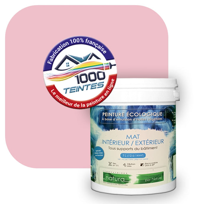 Peinture écologique Natura Tassili® Les Rouges (L'Atelier by Edicolor 119C/119-C/119C1) Intérieur/Extérieur MAT