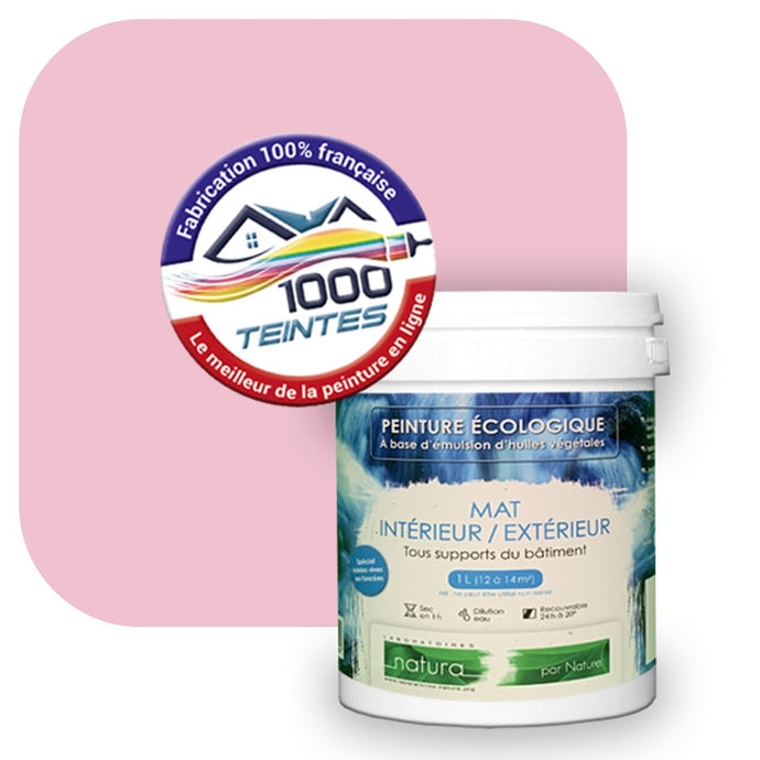 Peinture écologique Natura Tassili® Les Rouges (L'Atelier by Edicolor 120C/120-C/120C1) Intérieur/Extérieur MAT