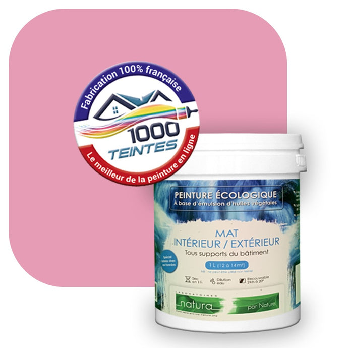 Peinture écologique Natura Tassili® Les Rouges (L'Atelier by Edicolor 120D/120-D/120D1) Intérieur/Extérieur MAT