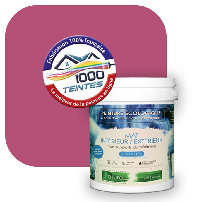 Peinture écologique Natura Tassili® Les Rouges (L'Atelier by Edicolor 121D/121-D/121D1) Intérieur/Extérieur MAT