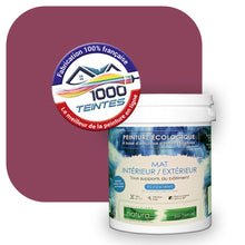 Charger l&#39;image dans la galerie, Peinture écologique Natura Tassili® Les Rouges (L&#39;Atelier by Edicolor 121E/121-E/121E1) Intérieur/Extérieur MAT
