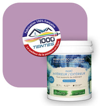 Charger l&#39;image dans la galerie, Peinture écologique Natura Tassili® Les Violets (L&#39;Atelier by Edicolor 126D/126-D/126D1) Intérieur/Extérieur MAT
