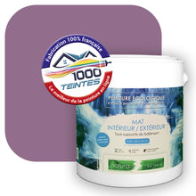 Charger l&#39;image dans la galerie, Peinture écologique Natura Tassili® Les Violets (L&#39;Atelier by Edicolor 128B/128-B/128B1) Intérieur/Extérieur MAT
