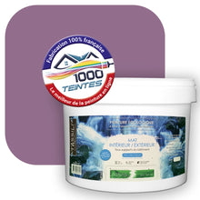Charger l&#39;image dans la galerie, Peinture écologique Natura Tassili® Les Violets (L&#39;Atelier by Edicolor 128B/128-B/128B1) Intérieur/Extérieur MAT
