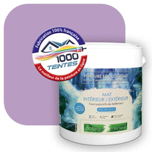 Charger l&#39;image dans la galerie, Peinture écologique Natura Tassili® Les Violets (L&#39;Atelier by Edicolor 129E/129-E/129E1) Intérieur/Extérieur MAT
