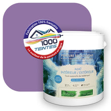 Charger l&#39;image dans la galerie, Peinture écologique Natura Tassili® Les Violets (L&#39;Atelier by Edicolor 130B/130-B/130B1) Intérieur/Extérieur MAT
