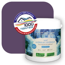 Charger l&#39;image dans la galerie, Peinture écologique Natura Tassili® Les Violets (L&#39;Atelier by Edicolor 130E/130-E/130E1) Intérieur/Extérieur MAT
