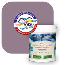 Charger l&#39;image dans la galerie, Peinture écologique Natura Tassili® Les Violets (L&#39;Atelier by Edicolor 131D/131-D/131D1) Intérieur/Extérieur MAT
