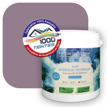 Charger l&#39;image dans la galerie, Peinture écologique Natura Tassili® Les Violets (L&#39;Atelier by Edicolor 131D/131-D/131D1) Intérieur/Extérieur MAT
