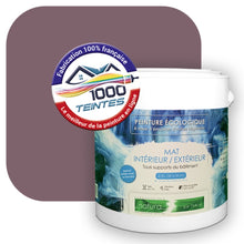 Charger l&#39;image dans la galerie, Peinture écologique Natura Tassili® Les Violets (L&#39;Atelier by Edicolor 132E/132-E/132E1) Intérieur/Extérieur MAT
