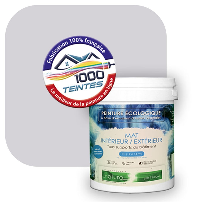 Peinture écologique Natura Tassili® Les Violets (L'Atelier by Edicolor 135A/135-A/135A1) Intérieur/Extérieur MAT