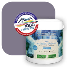 Charger l&#39;image dans la galerie, Peinture écologique Natura Tassili® Les Violets (L&#39;Atelier by Edicolor 135D/135-D/135D1) Intérieur/Extérieur MAT
