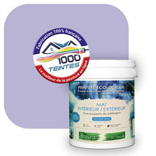 Charger l&#39;image dans la galerie, Peinture écologique Natura Tassili® Les Violets (L&#39;Atelier by Edicolor 136B/136-B/136B1) Intérieur/Extérieur MAT
