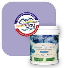 Charger l&#39;image dans la galerie, Peinture écologique Natura Tassili® Les Violets (L&#39;Atelier by Edicolor 136C/136-C/136C1) Intérieur/Extérieur MAT
