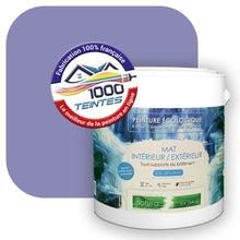 Charger l&#39;image dans la galerie, Peinture écologique Natura Tassili® Les Violets (L&#39;Atelier by Edicolor 136D/136-D/136D1) Intérieur/Extérieur MAT
