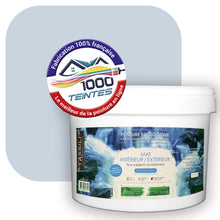 Charger l&#39;image dans la galerie, Peinture écologique Natura Tassili® Les Bleus (L&#39;Atelier by Edicolor 141A/141-A/141A1) Intérieur/Extérieur MAT
