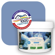 Charger l&#39;image dans la galerie, Peinture écologique Natura Tassili® Les Bleus (L&#39;Atelier by Edicolor 141C/141-C/141C1) Intérieur/Extérieur MAT
