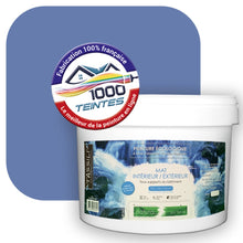 Charger l&#39;image dans la galerie, Peinture écologique Natura Tassili® Les Bleus (L&#39;Atelier by Edicolor 141D/141-D/141D1) Intérieur/Extérieur MAT

