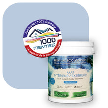 Charger l&#39;image dans la galerie, Peinture écologique Natura Tassili® Les Bleus (L&#39;Atelier by Edicolor 142A/142-A/142A1) Intérieur/Extérieur MAT

