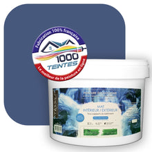 Charger l&#39;image dans la galerie, Peinture écologique Natura Tassili® Les Bleus (L&#39;Atelier by Edicolor 143E/143-E/143E1) Intérieur/Extérieur MAT
