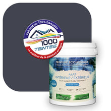 Charger l&#39;image dans la galerie, Peinture écologique Natura Tassili® Les Bleus (L&#39;Atelier by Edicolor 144E/144-E/144E1) Intérieur/Extérieur MAT
