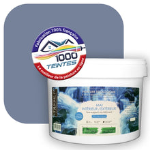Charger l&#39;image dans la galerie, Peinture écologique Natura Tassili® Les Bleus (L&#39;Atelier by Edicolor 145A/145-A/145A1) Intérieur/Extérieur MAT
