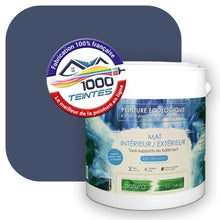 Charger l&#39;image dans la galerie, Peinture écologique Natura Tassili® Les Bleus (L&#39;Atelier by Edicolor 145D/145-D/145D1) Intérieur/Extérieur MAT
