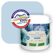 Charger l&#39;image dans la galerie, Peinture écologique Natura Tassili® Les Bleus (L&#39;Atelier by Edicolor 148A/148-A/148A1) Intérieur/Extérieur MAT
