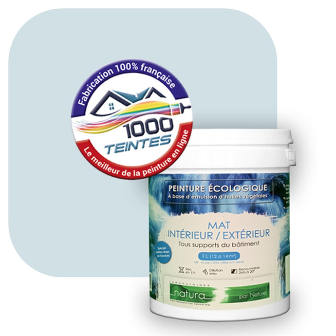 Peinture écologique Natura Tassili® Les Bleus (L'Atelier by Edicolor 149A/149-A/149A1) Intérieur/Extérieur MAT