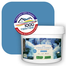 Charger l&#39;image dans la galerie, Peinture écologique Natura Tassili® Les Bleus (L&#39;Atelier by Edicolor 149E/149-E/149E1) Intérieur/Extérieur MAT
