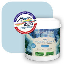 Charger l&#39;image dans la galerie, Peinture écologique Natura Tassili® Les Bleus (L&#39;Atelier by Edicolor 150A/150-A/150A1) Intérieur/Extérieur MAT
