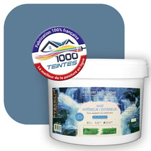 Charger l&#39;image dans la galerie, Peinture écologique Natura Tassili® Les Bleus (L&#39;Atelier by Edicolor 151E/151-E/151E1) Intérieur/Extérieur MAT
