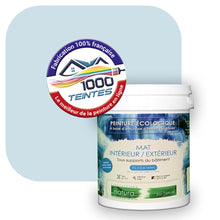 Charger l&#39;image dans la galerie, Peinture écologique Natura Tassili® Les Bleus (L&#39;Atelier by Edicolor 153A/153-A/153A1) Intérieur/Extérieur MAT
