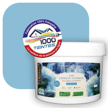 Charger l&#39;image dans la galerie, Peinture écologique Natura Tassili® Les Bleus (L&#39;Atelier by Edicolor 155A/155-A/155A1) Intérieur/Extérieur MAT
