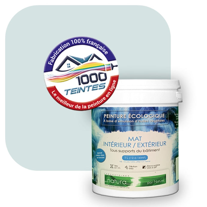 Peinture écologique Natura Tassili® Les Bleus (L'Atelier by Edicolor 157A/157-A/157A1) Intérieur/Extérieur MAT