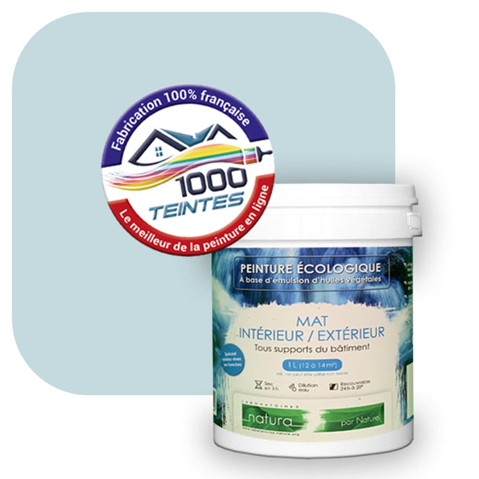 Peinture écologique Natura Tassili® Les Bleus (L'Atelier by Edicolor 157B/157-B/157B1) Intérieur/Extérieur MAT